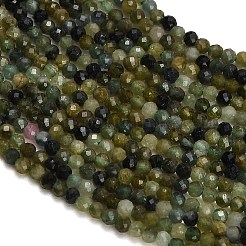 Natural Green Tourmaline Beads Strands&nbsp;GG-CBAA9B4-B01-01