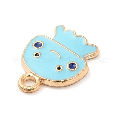 Alloy Enamel Pendants&nbsp;ENAM-C016-01C
