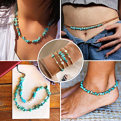 1 Strand Natural HuBei Turquoise Beads Strands&nbsp;G-TA0003-48