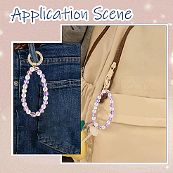 16Pcs Alloy Rhinestone Spring Gate Rings&nbsp;FIND-SP0004-52E