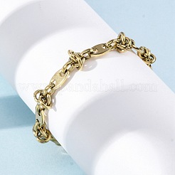 304 Stainless Steel Coffee Bean Chains for Men Women&nbsp;BJEW-G725-01G