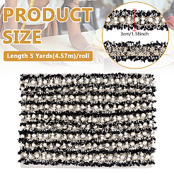 Polyester Ribbons&nbsp;SRIB-WH0011-294B
