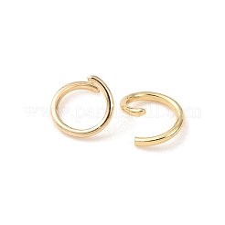 真鍮製オープンタイプ丸カン  ラウンド  カドミウムフリー＆鉛フリー  24KGP本金メッキ  4x0.5mm  内径：3mm  24ゲージ&nbsp;KK-G604-08G-19