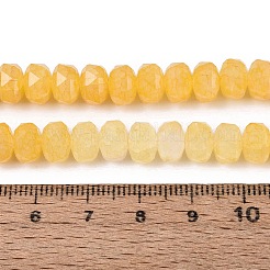 Imitation Jade Crackle Glass Beads Strands&nbsp;GLAA-N068-01A-A05