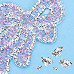 7Pcs 7 Colors Bowknot Glitter Hotfix Rhinestone&nbsp;DIY-FG0002-30