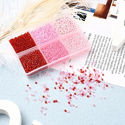 4500Pcs 6 Style 12/0 Glass Seed Beads&nbsp;SEED-YW0001-27B