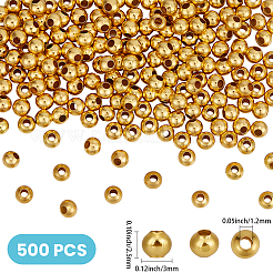 500Pcs Brass Beads&nbsp;FIND-PA0001-69G