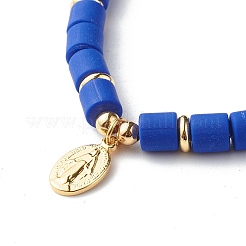Handmade Polymer Clay Beads  Stretch Bracelets&nbsp;BJEW-JB06551