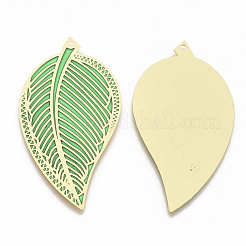 Brass Enamel Big Pendants&nbsp;X-KK-N223-15B