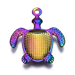 Rainbow Color Alloy Pendants&nbsp;PALLOY-S180-178-NR