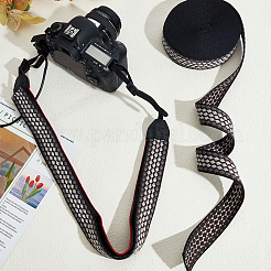 ポリエステルリボン  洋服アクセサリー用  ブラック  1-1/2インチ（37mm）  約9.84ヤード（9m）/ロール&nbsp;OCOR-WH0111-86A