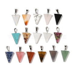Natural & Synthetic Mixed Gemstone Pendants&nbsp;G-B127-04P