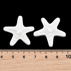 オペーク樹脂カボション  ヒトデ  ミックスカラー  27.5x29.5x8.5mm&nbsp;RE-CBAF00C-02