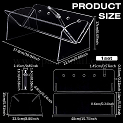 Acrylic Book Display Case&nbsp;ODIS-WH0030-167