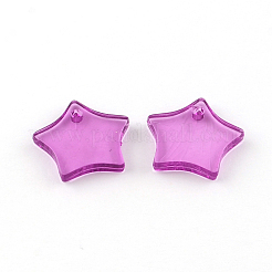 アクリルビーズ  混合図形  パープル  5.5~28x6~20x3~11mm  穴：1~5mm&nbsp;SACR-S756-01