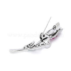 Alloy Rhinestone Brooches&nbsp;JEWB-H028-03AS-04