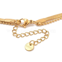 Double Layer Necklaces&nbsp;NJEW-A032-04G-02