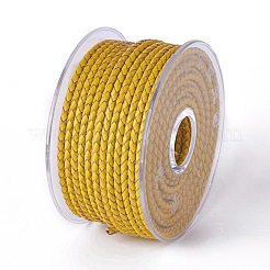 Braided Cowhide Cord&nbsp;WL-I004-3mm-D-10