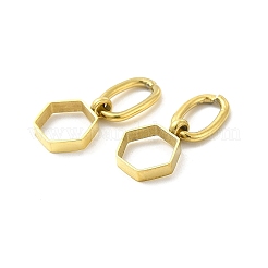 Ion Plating(IP) 304 Stainless Steel Charms&nbsp;STAS-F284-05G