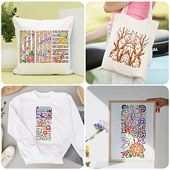16Pcs 16 Styles PET Hollow Out Drawing Painting Stencils&nbsp;DIY-WH0669-038