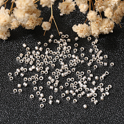 200Pcs 925 Sterling Silver Column Spacer Beads&nbsp;STER-BBC0001-87