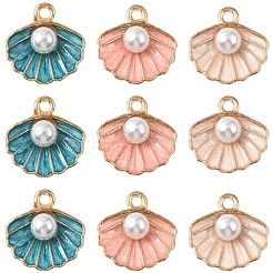 20Pcs Zinc Alloy Enamel Pendants&nbsp;ENAM-YW0006-11LG-01