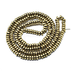 Electroplate Non-magnetic Synthetic Hematite Beads Strands&nbsp;X-G-S352-43-A01
