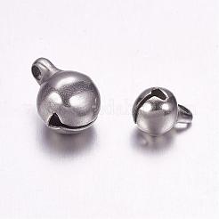 Tarnish Resistant 304 Stainless Steel Bell Charms&nbsp;STAS-F117-07P-8mm