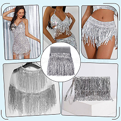 Sequin Tassel Trimming&nbsp;DIY-WH0430-536B