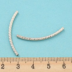 925 Sterling Silver Tube Beads&nbsp;STER-Q191-01D-S
