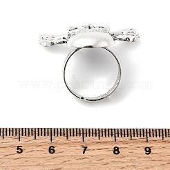 Halloween Adjustable Alloy Finger Rings&nbsp;RJEW-C147-01A-AS