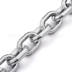 Handmade Spray Painted CCB Plastic Cable Chains&nbsp;AJEW-JB00736