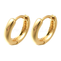 Rack Plating Ring Brass Hoop Earrings for Women&nbsp;EJEW-C125-09G