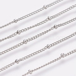 Tarnish Resistant 304 Stainless Steel Curb Chain Anklets&nbsp;AJEW-P069-05P