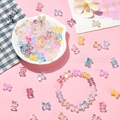 100Pcs Electroplate Transparent Glass Bead&nbsp;EGLA-CJ0001-21