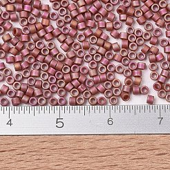 MIYUKIデリカビーズ  シリンダー  日本製シードビーズ  11/0  （db2306)艶消し不透明艶出しカーネリアンab  1.3x1.6mm  穴：0.8mm  約100000個/500g&nbsp;SEED-MY11-DB2306