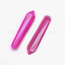 天然a先の尖ったビーズ  穴なし/ドリルなし  弾丸  50x11x10mm&nbsp;G-P393-M02