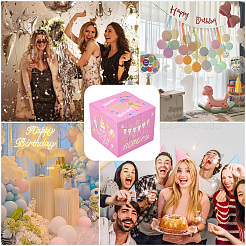 Happy Birthday Day Money Box for Cash Gift Pull&nbsp;DIY-WH200050-31E