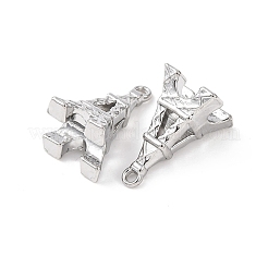 304ステンレスペンダント  エッフェル塔の魅力  ステンレス鋼色  16x10x9.5mm  穴：1.4mm&nbsp;STAS-K303-07B-P