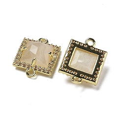 Natural Mixed Gemstone Faceted Square Links&nbsp;G-I375-03G