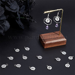 24Pcs 6 Styles 304 Stainless Steel Charms&nbsp;STAS-UN0048-62