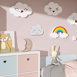 2Pcs 2 Styles MDF Board Wall Decorations&nbsp;HJEW-FG0001-25