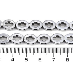 Electroplated Synthetic Non-magnetic Hematite Beads Strands&nbsp;G-K375-C01-01
