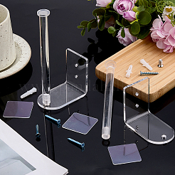 2Pcs Acrylic Wall Mount Hat Display Rack&nbsp;AJEW-WH0696-869