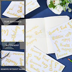 PVC Self Adhesive Decorative Stickers&nbsp;DIY-WH0308-368B