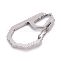 変色しない202ステンレススチール製のキー留め具  ステンレス鋼色  53x33.5x7mm  穴：5.5x19.5mm&nbsp;STAS-F268-06P