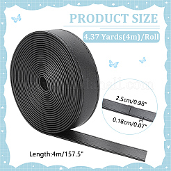 4M Flat Imitation Leather Cord&nbsp;LC-WH0011-03B-01