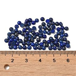 染色天然ラピスラズリドーム/ハーフラウンドカボション  3x2mm&nbsp;G-G037-01C-03
