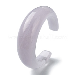 Plain Resin Cuff Bangles&nbsp;BJEW-B074-02B