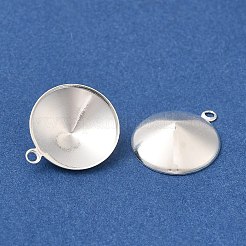 Ion Plating(IP) 304 Stainless Steel Pendant Pointed Back Rhinestone Settings&nbsp;STAS-U025-05D-S